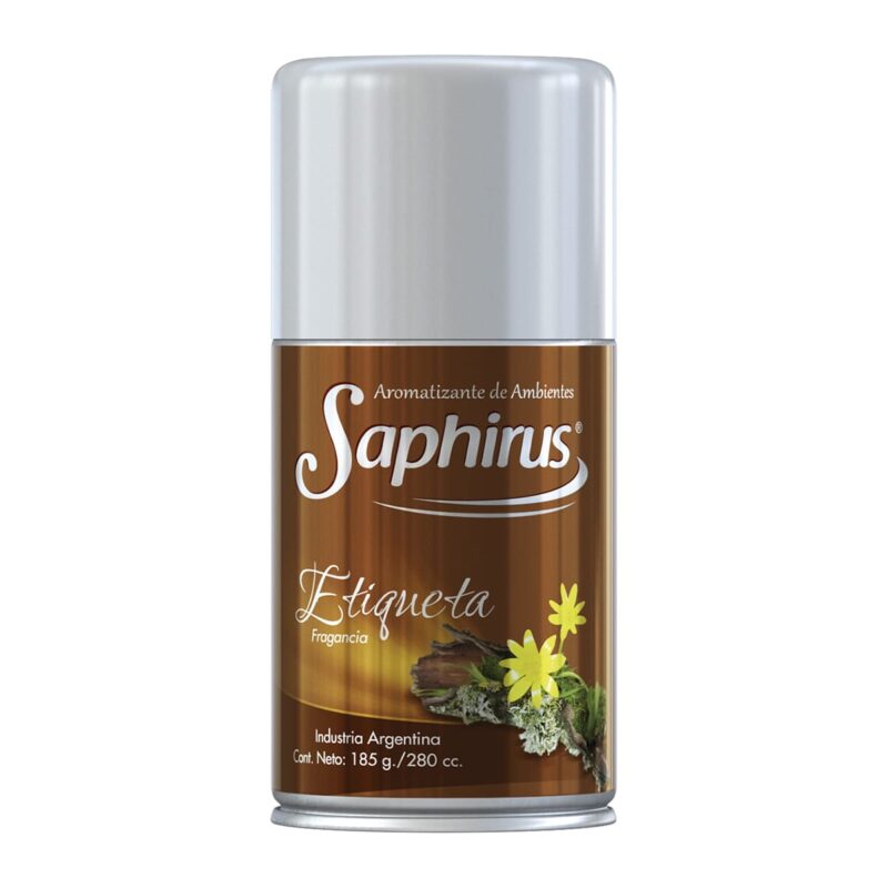 SAPHIRUS Aerosol Etiqueta