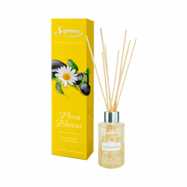 SAPHIRUS Difusor Flores Blancas