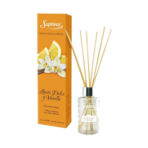 SAPHIRUS Difusor Limón Dulce y Vainilla