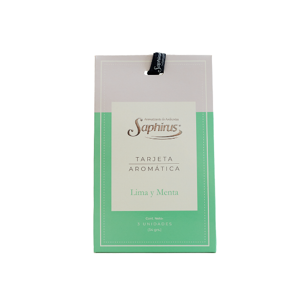Tarjeta Aromatica Lima & Menta