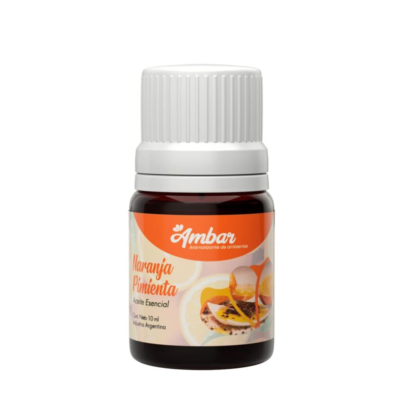 AMBAR Aceite Esencial Naranja Pimienta